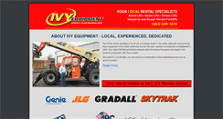 Desktop Screenshot of ivyequipment.com